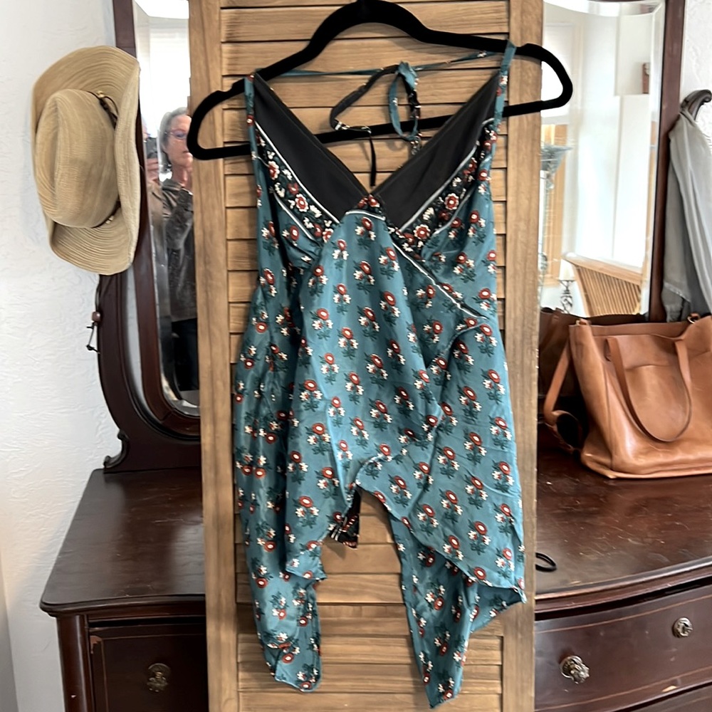 Luxurious silk from India flowy top